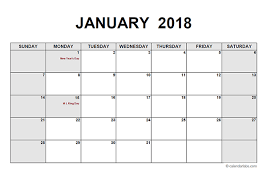 Yearly calendar showing months for the year 2018. Free 2018 Pdf Calendar Templates Download Print 2018 Calendar Pdf