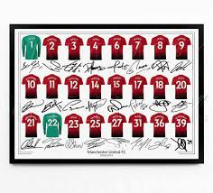 Sorry for having youtube ads. Manchester United 2019 2020 Squad Team Signed Poster Photo Man Utd Shirt Jersey 11 99 Picclick Uk