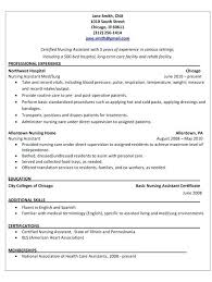 Sample Resumes For Cna Coachfederation