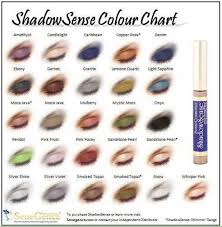 Shadowsense Color Chart Check Out My Facebook Group