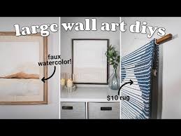 3 Easy Diy Large Wall Art Ideas On A