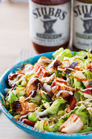 grilled bbq en salad the chunky chef