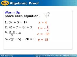 Ppt Warm Up Solve Each Equation 1 3