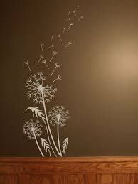 Dandelion Breeze Artistic Wall Decal In
