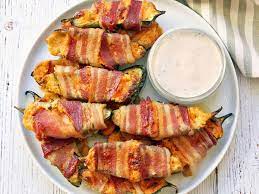 bacon wrapped jalapeno poppers