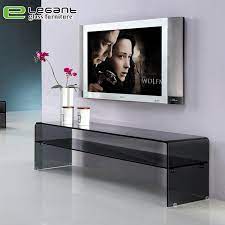 12mm hot bending glass tv stand of