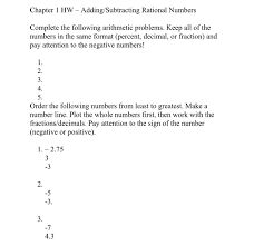 adding subtracting rational numbers