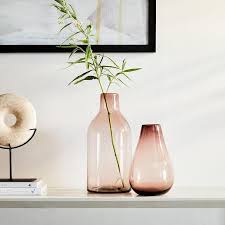 Pure Currant Recycled Pink Glass Vases