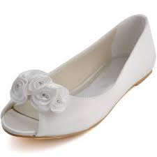 Image result for comfortable wedding flats for bride