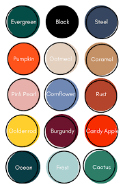 Fall 2016 Color Chart Whatever Bright Things