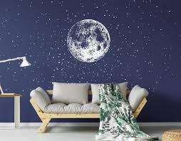 Moon And Stars Wall Decal Constellation