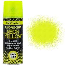 Fluorescent Neon Yellow Matt 200ml