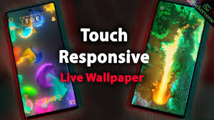 touch responsive live wallpaper