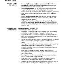 Real Estate Assistant Resume With 25 Unique Real Estate Agent Resume