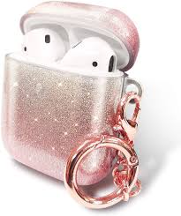 Here are the best cases available for your ipad if you have a true, burning passion for rose gold! Airpods Case Nagebee Crystal Glitter Sparkle Bling 360 Protective Cute Cover Carrying Case Girls Women With Rose Gold Keychain Compatible With Apple Airpods 1st 2nd Pink Walmart Com Walmart Com