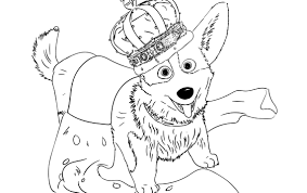 Tag with ryan is the coolest endless runner game for all ages! The Queen S Corgi Coloring Pages Dog Coloring Pages