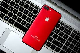 Red Aluminium Back Panel For Iphone 7