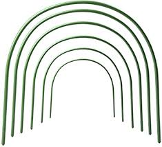 Buy metal plant supports and get the best deals at the lowest prices on ebay! Amazon Com F O T 6pcs 25 6 X 23 6 Greenhouse Hoops Plant Support Garden Stakes Rust Free Grow Tunnel 4 9ft Long Steel With Plastic Coated Support Hoops Frame For Garden Fabric Plant Support Garden Stakes