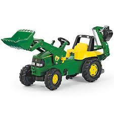 john deere tractor with frontloader and