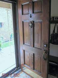how to restain a front door the easy way