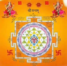 sri yantra with lakshmi