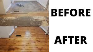 pine floor before after ask