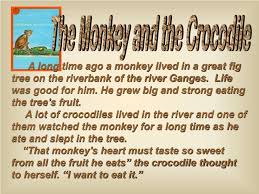 ppt the monkey and the crocodile