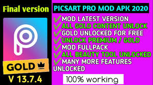 The art of photo and video editing is currently widely loved, and there are countless applications for that are released in the market. Picsart Gold Premium Apk 2020 V13 7 4 All Features Unlocked Gold Apk Techtalk Hindi Youtube