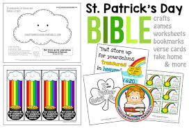 Born in roman britain in the late 4th century, he was kidnapped at the age of 16 and taken to ireland came to celebrate his day with religious services and feasts. St Patrick S Day Bible Crafts