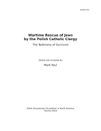 Wartime Rescue Of Jews By The Polish
