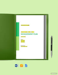free management plan template