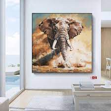 Elephant Painting Elephant Canvas Art