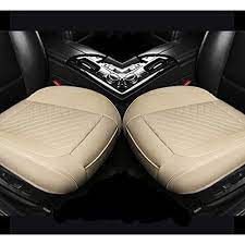 2pcs Luxury Pu Leather Car Seat Covers