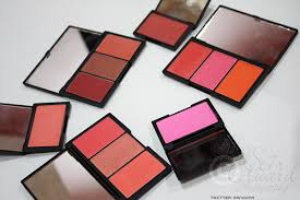 sleek by 3 blush palettes swatches