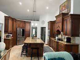 to paint wood kitchen cabinets