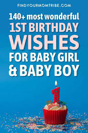 Check spelling or type a new query. 140 Most Wonderful 1st Birthday Wishes For Baby Girl Baby Boy