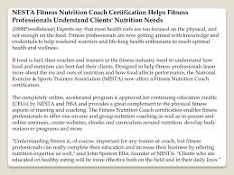 ppt nesta fitness nutrition coach