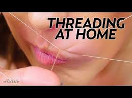 hair removal with eyebrow face threading