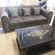 shf grey elegant sofa set shf collection