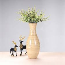 clic bamboo floor vase hwd020183