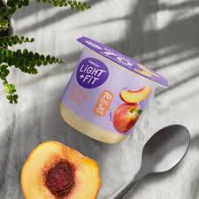 peach yogurt cup