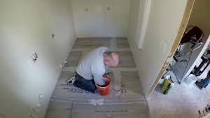 install cement board for tile floor