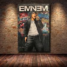 Canvas Painting Eminem Hip Hop Rap God
