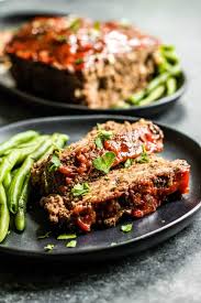 This lighter meatloaf is like the one from childhood but includes healthier ingredients like leaner meat, whole wheat breadcrumbs, and egg whites. Keto Meatloaf Low Carb Comfort Food Home Made Interest