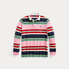 iconic rugby shirt pink