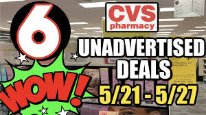 cvs unadvertised deals 5 21 5 27