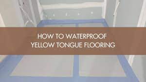 waterproof yellow tongue flooring