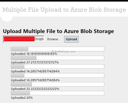 asp net mvc app to azure blob storage