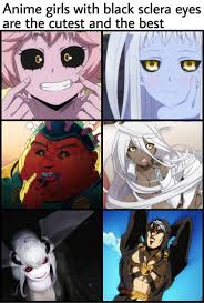 Black Sclera Eyes are best eyes : r Animemes