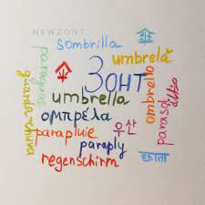 Как пишется слово «зонт» по-английски и на языках мира | Блог NewZont.ru